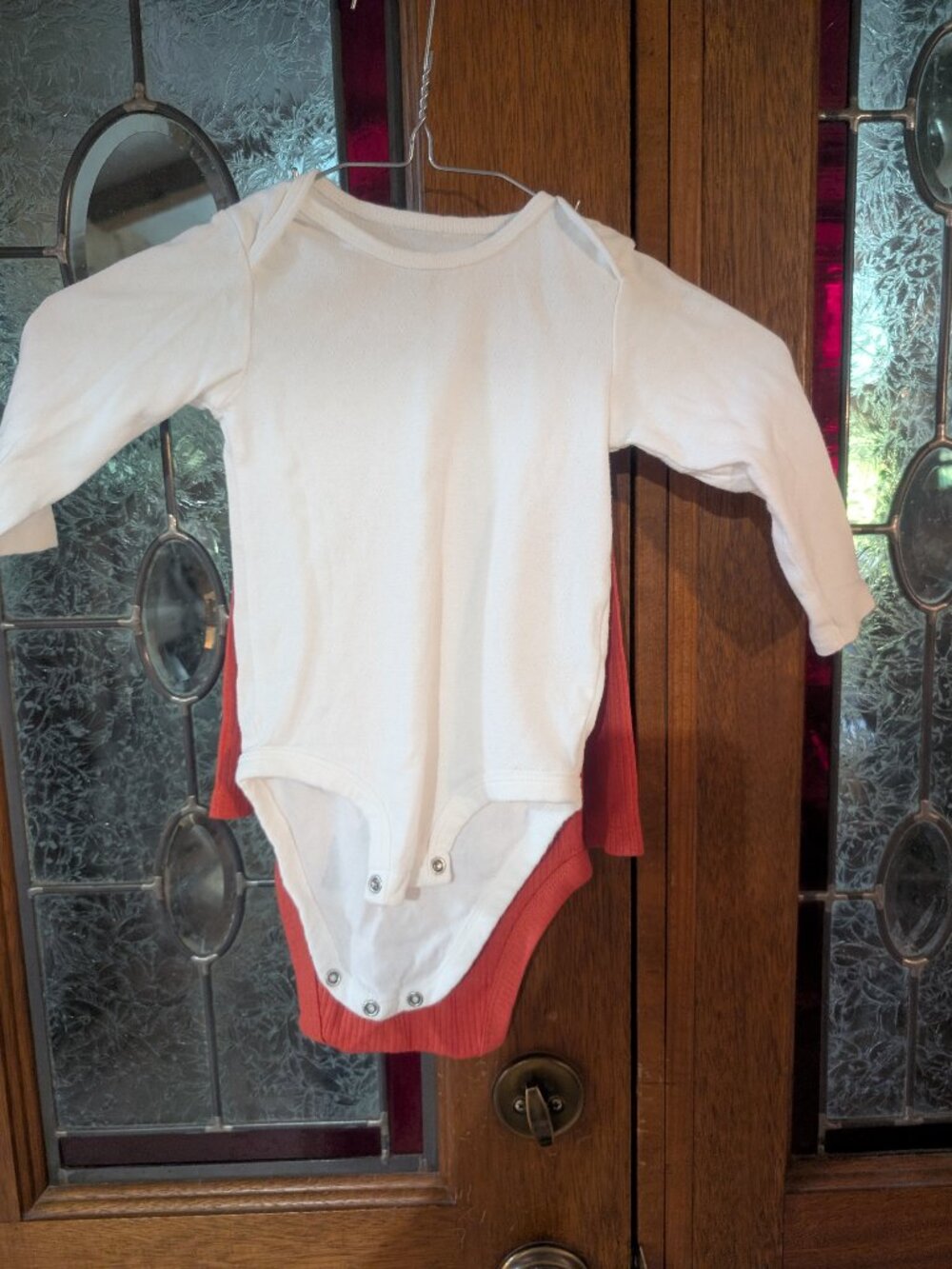 Toddler Girl 2 bodysuits, size 18 months; qty 2